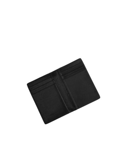Dolce & Gabbana Black Dg Logo Plaque Card Holder for men