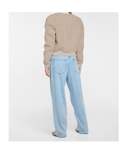 Isabel Marant Natural Boden Reversible Shearling Jacket