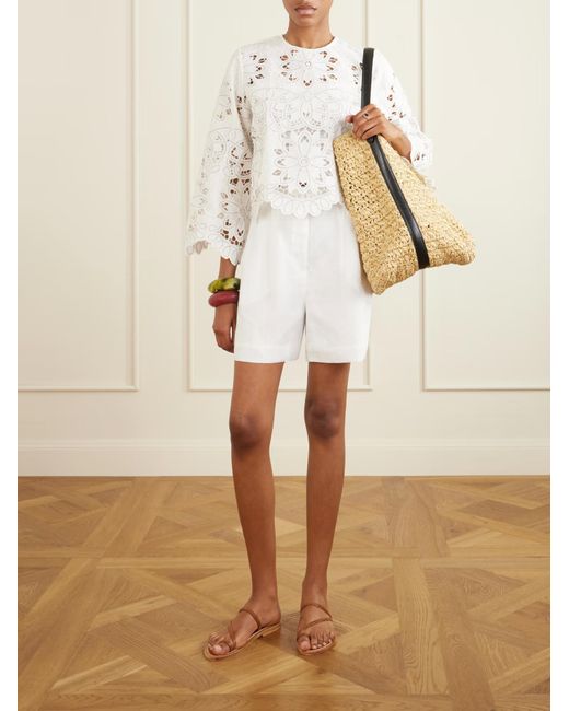 Farm Rio White Embroidered Shirt