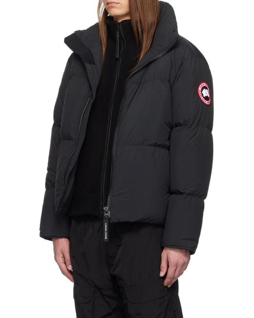 Canada Goose Black Lawrence Zip-Up Padded Parka for men