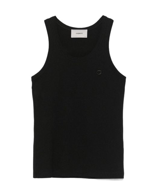 Coperni Black Sleeveless Tops