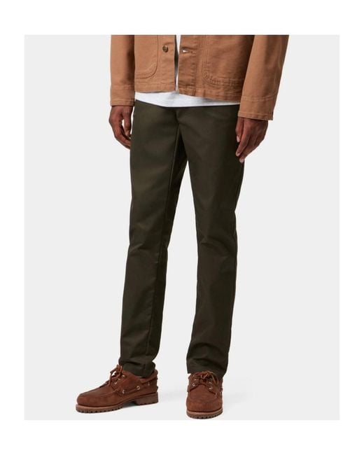 Carhartt Gray Slim-Fit Chinos for men