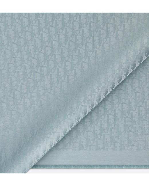 Dior Blue Oblique Stole for men