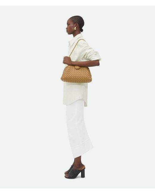 Bottega Veneta Natural Teen Lauren 1980 With Chain