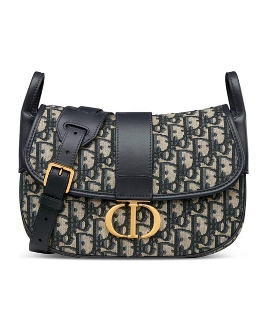 Dior Black Medium 30 Montaigne Satchel Bag