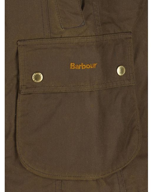Barbour Green Long-Sleeve Casual Jacket