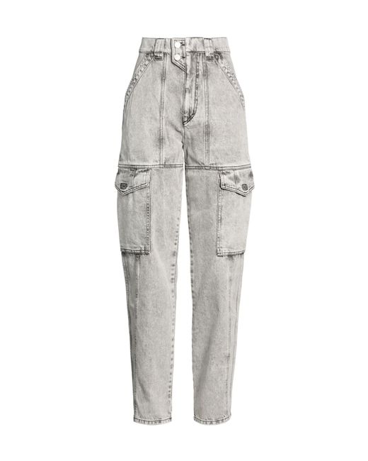 Isabel Marant Gray Denim Trousers