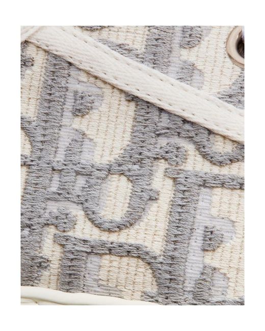 Dior White Walk'N' Low-Cut Casual Sneakers