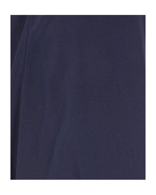 Aspesi Blue Gathered Skirt