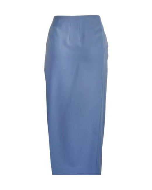 Emporio Armani Blue Emblem Skirt