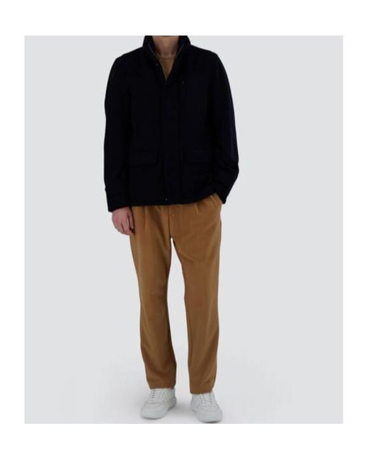 Herno Blue Zip-Up Bomber Jacket for men