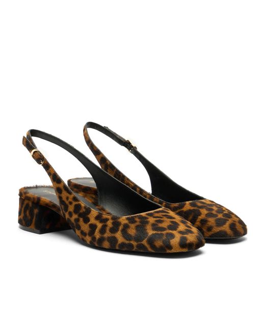 Stuart Weitzman Brown Maeve Slingback