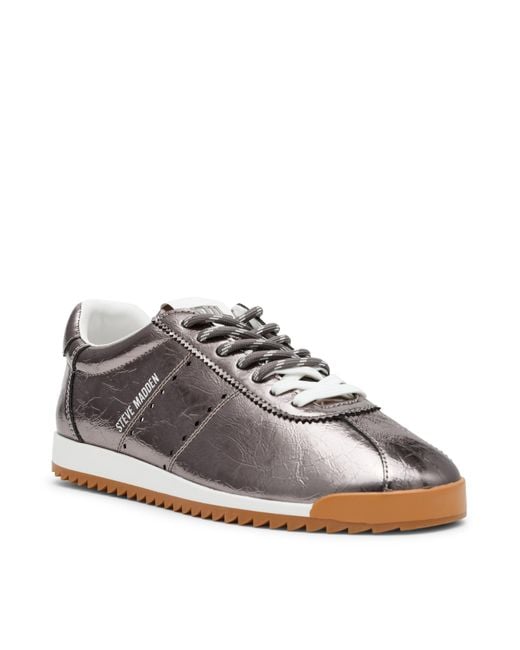 Steve Madden Gray Metallic Casual Shoes