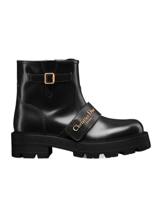 Dior Black Christian D-Quest Ankle Boots