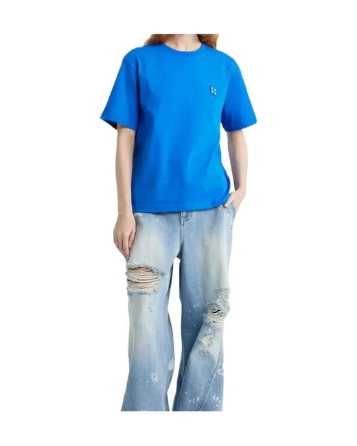 Adererror Blue Trs Tag T-Shirt
