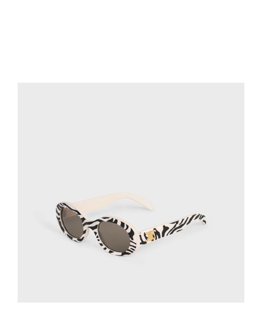 Céline White Triomphe 01 Sunglasses