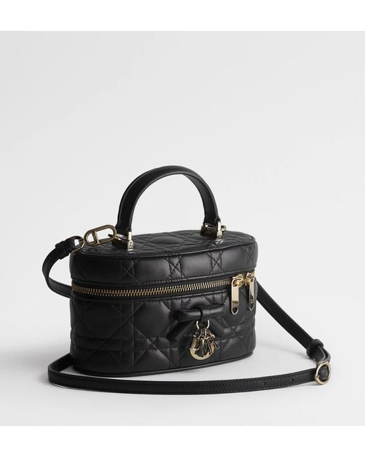 Dior Black Zippered Cosmetic Bag