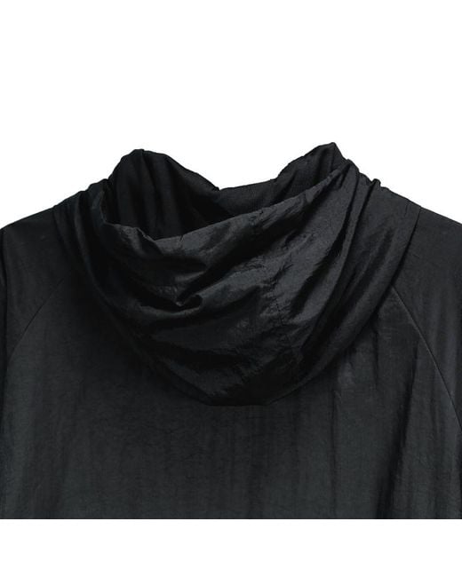 Dolce & Gabbana Black Logo Plaque Drawstring Hooded Jacket for men