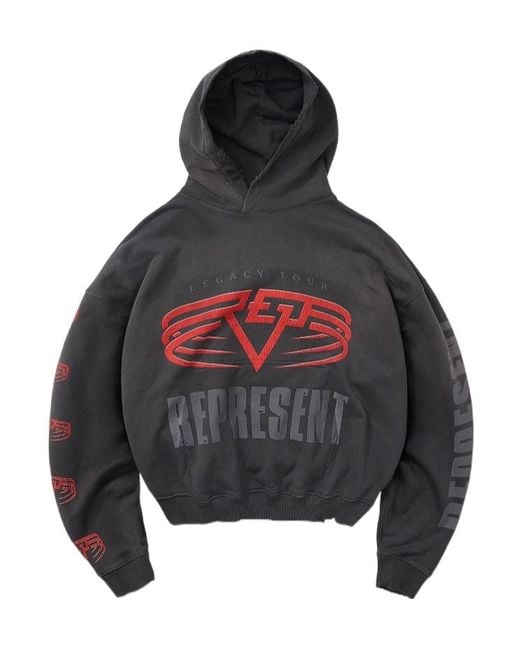Represent Black Reversible Living Legacy Tour Hoodie for men