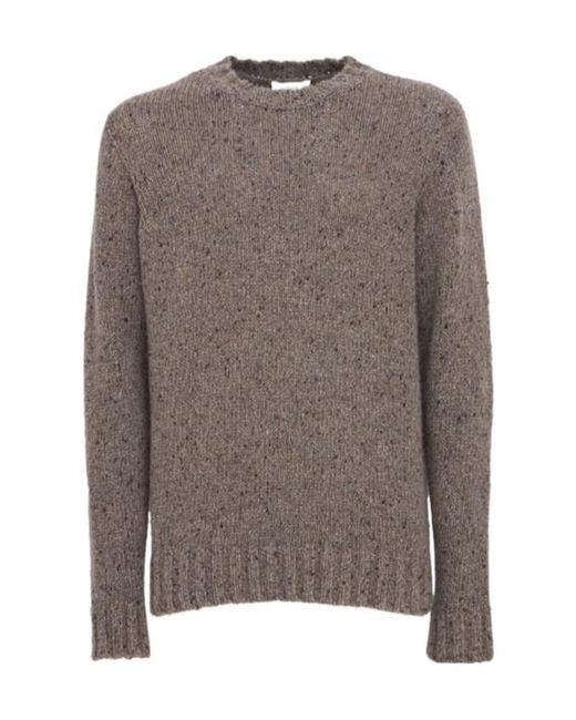The Row Brown Cashmere Crewneck Sweater for men