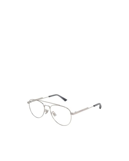 Bottega Veneta Multicolor Eyewear Pilot Frame Glasses for men