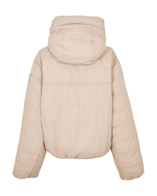 Canada Goose Natural Hooded Short Padded Jacket