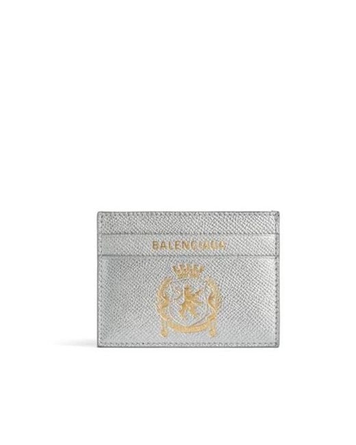 Balenciaga White Passport Card Holder for men