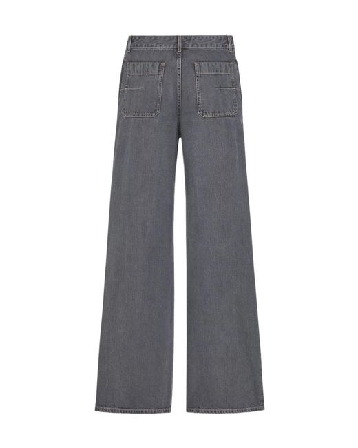 Dior Gray Alps Flared Jeans