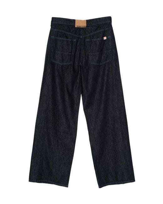 Semicouture Blue Drawstring Jeans