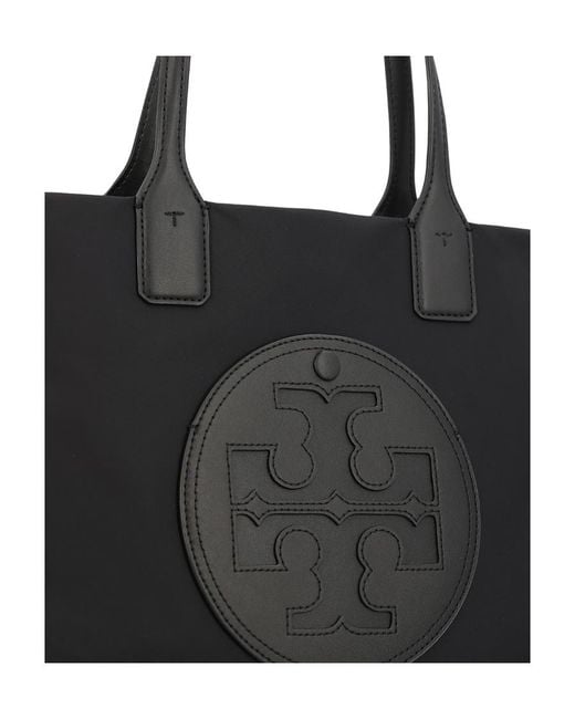 Tory Burch Blue Ella Small Tote Bag
