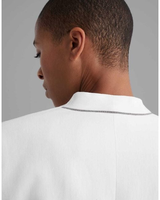 Brunello Cucinelli White Single Breasted Jacket