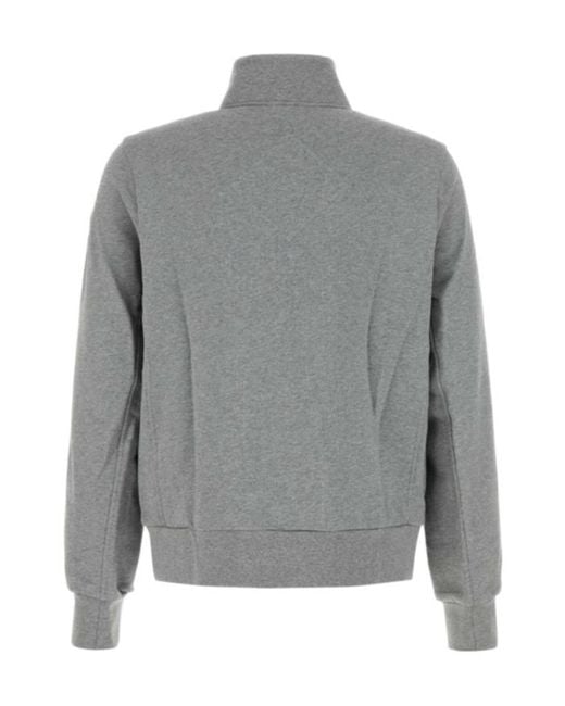Canada Goose Gray Quilted-Panel Full-Zip Jacket for men