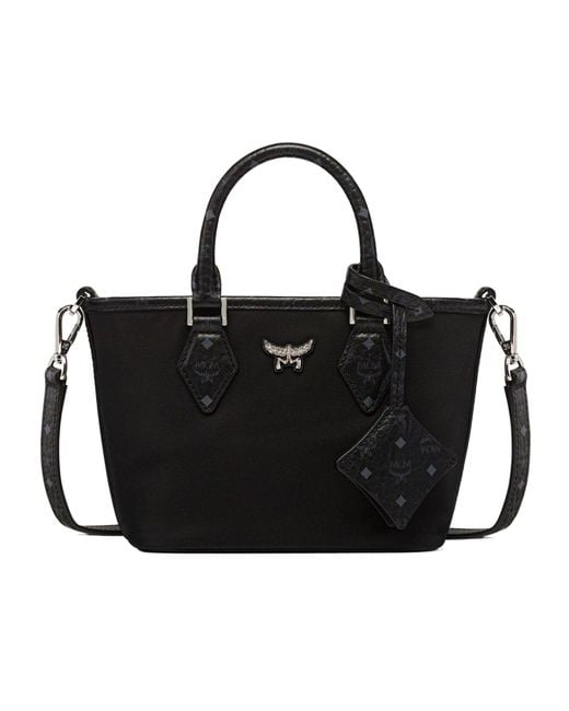 MCM Black Aren Tote Bag