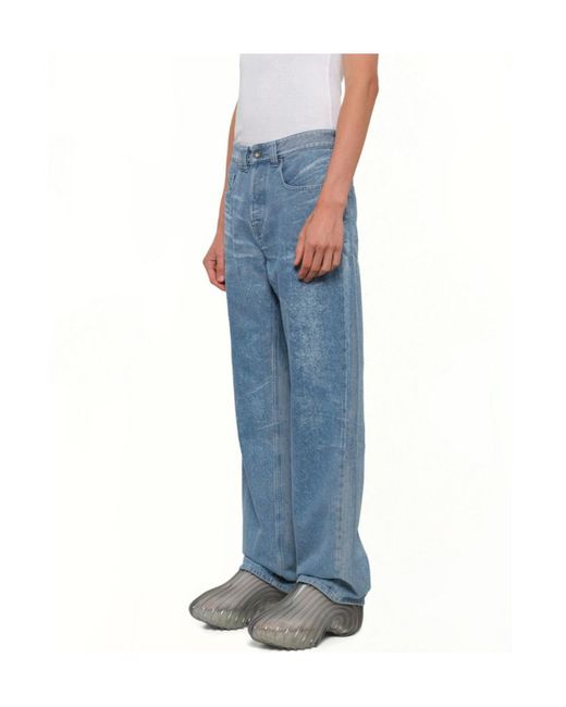 DIESEL Blue 2001 D-Macro-Fsi-1 L32 Relaxed Jeans for men