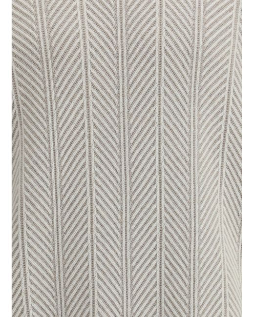 Brunello Cucinelli Gray Knitwear for men