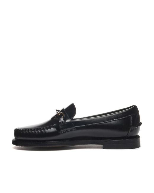 Sebago Black Classic Joe Penny Loafers