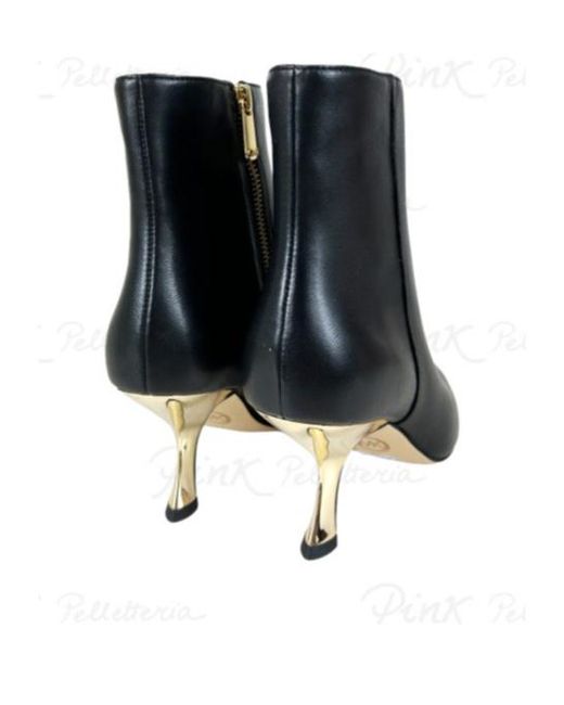 Michael Kors Black Michael Luna Heeled Ankle Boots