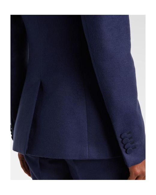 Gabriela Hearst Blue Stephanie Silk Blazer