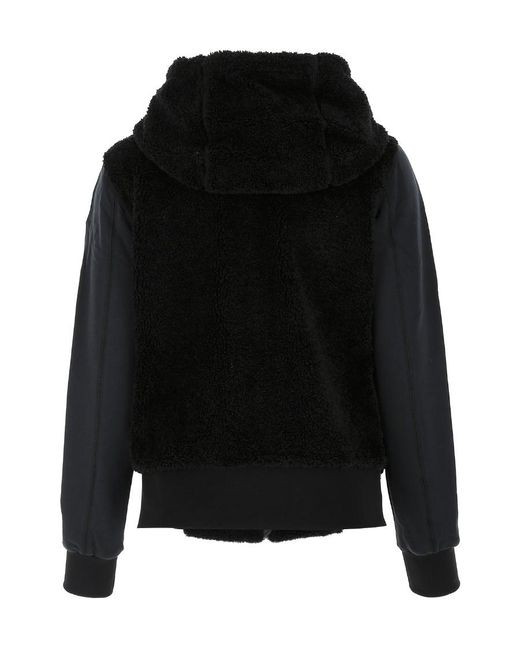 Parajumpers Black Hooded Casual Jacket