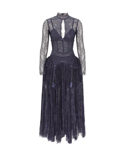 Zimmermann Blue Valiant Lingerie Gown
