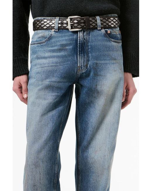 Our Legacy Blue Carlson Straight-Leg Jeans for men