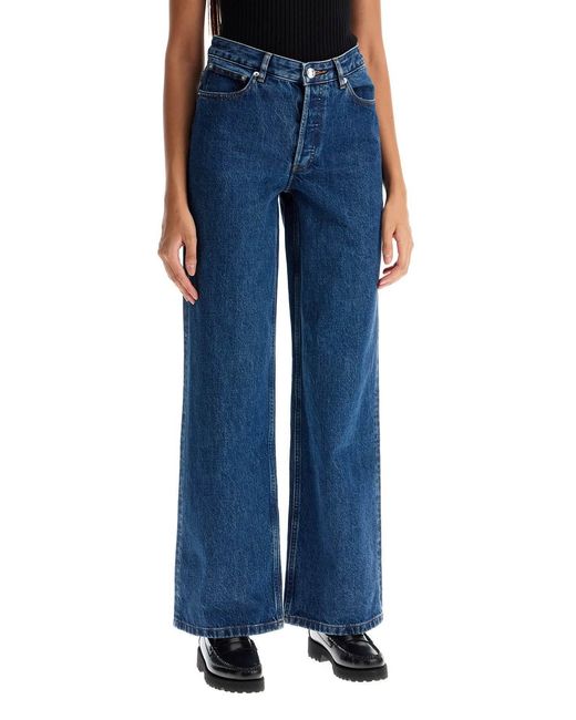 A.P.C. Blue Elisabeth Straight Leg Jeans