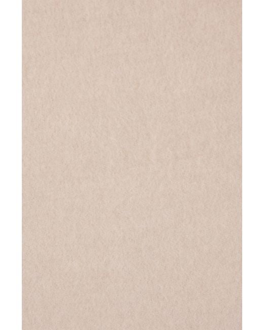 Brunello Cucinelli White Knitted Fringed Scarf