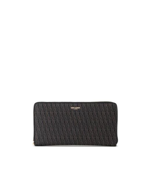 Saint Laurent Black Classic Wallet for men