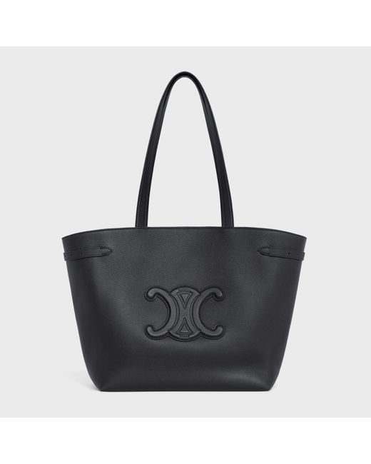 Céline Black Medium Cabas Anaïs Cuir Triomphe