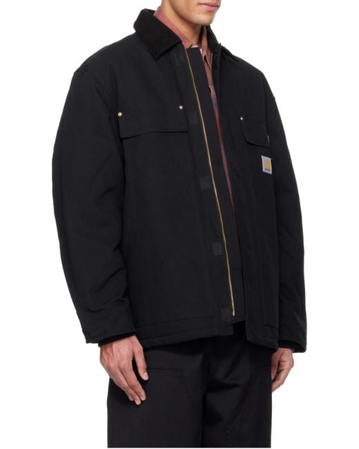 Carhartt Black Long-Sleeved Collared Jacket for men