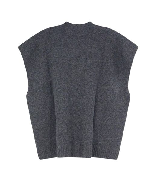Alysi Blue Crew-Neck Sweater