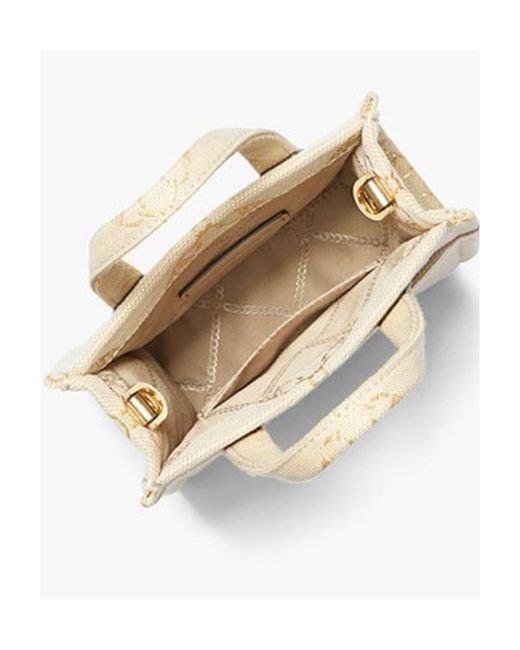 Michael Kors Natural Michael Gigi Logo Detailed Crossbody Bag