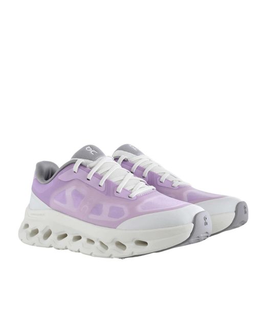 On Shoes Purple Round-Toe Sneakers
