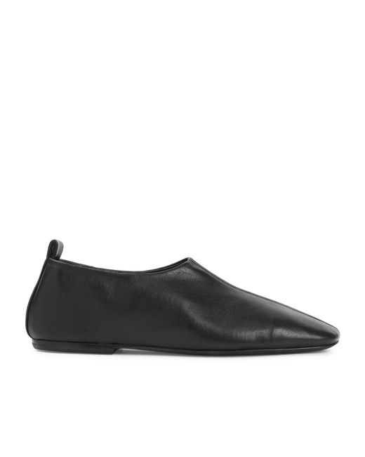 Dries Van Noten Black Square Toe Casual Shoes